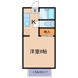 コーポ中原の物件間取画像